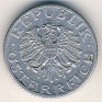 Austrian Schilling - 50 Groschen - Austria - 1946 - Aluminum - KM# 2870 - 21,9 mm - Obv: Imperial Eagle with Austrian shield on breast holding hammer and sickle. Rev: Numeric value on Austrian shield at center, date divided below shield. - 0